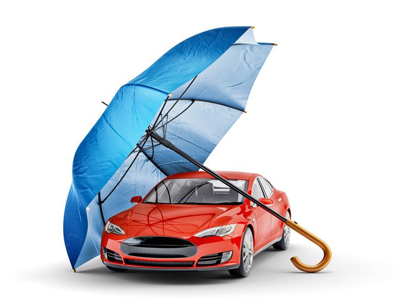 Car engine protection cover illustrating car insurance